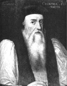 Archbishop Cranmer, as an old man