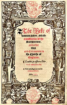 Title page, 1552 BCP