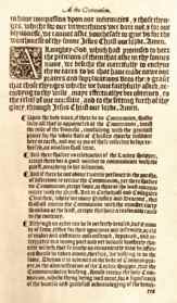 Last page of the 1552 Communion service, with the Black Rubric not placed at the end