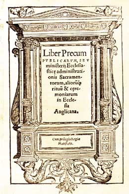 Title page of the Book of Common Prayer