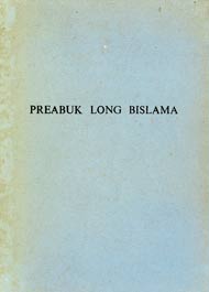 cover, Bislama Prayer Book