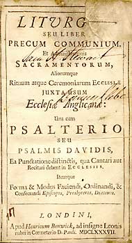 Latin BCP of 1687 title page