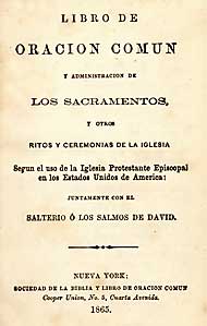 title page, 1865 US BCP in Spanish