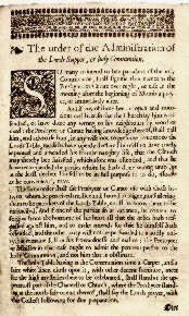 First page of the 1637 Scotch Communion
