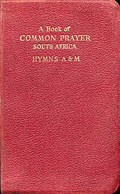 Cover, 1954 South African Book of Common Prayer