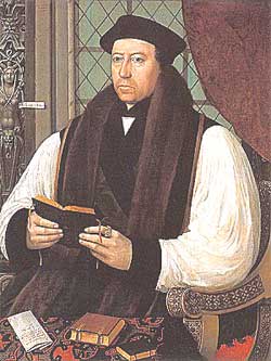 portrait of Thomas Cranmer
